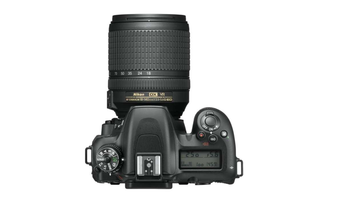 Nikon D7500 Kamera oben