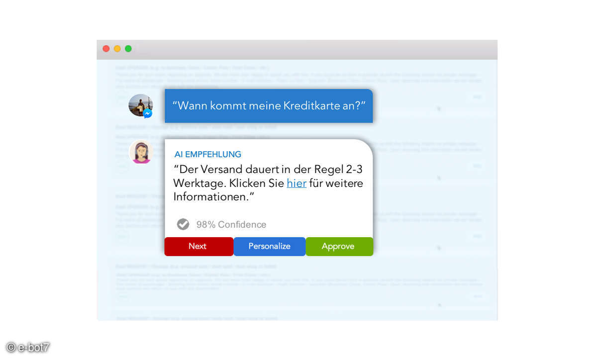 Chatbots von e-bot7