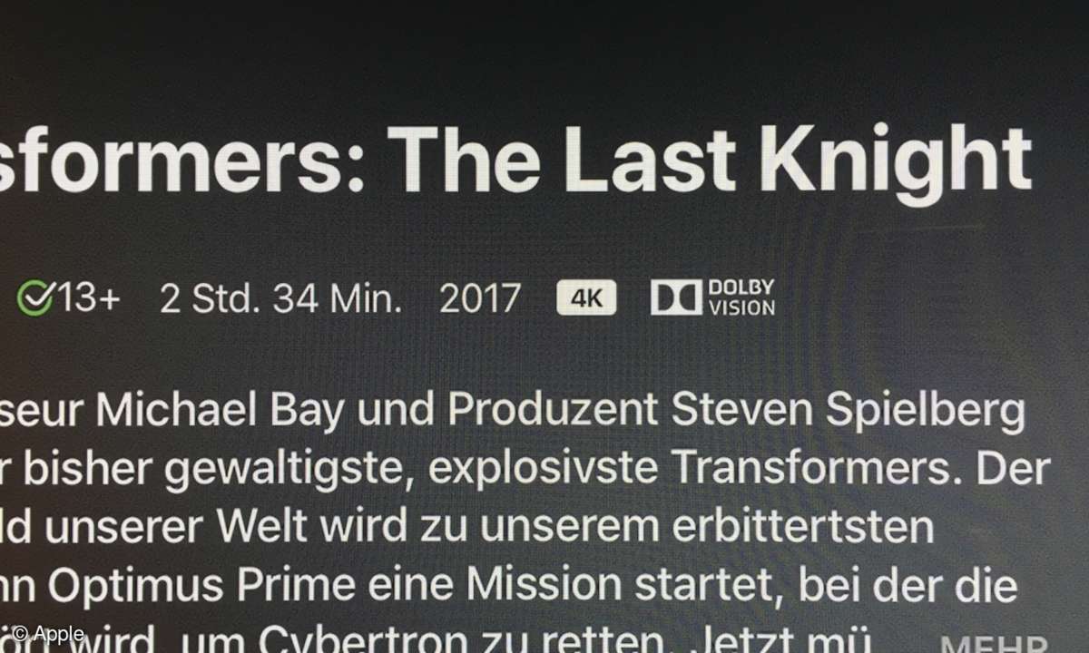 Apple TV 4K Dolbyvision