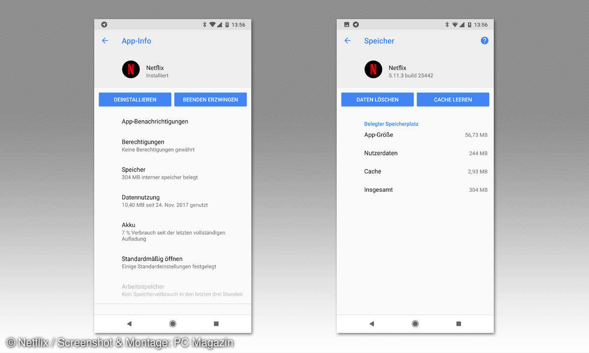 Netflix App Daten loeschen