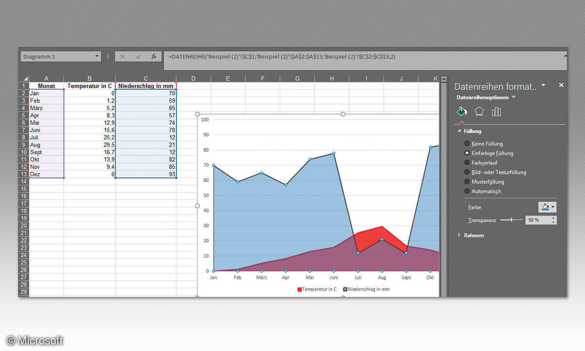Office Excel Diagramm