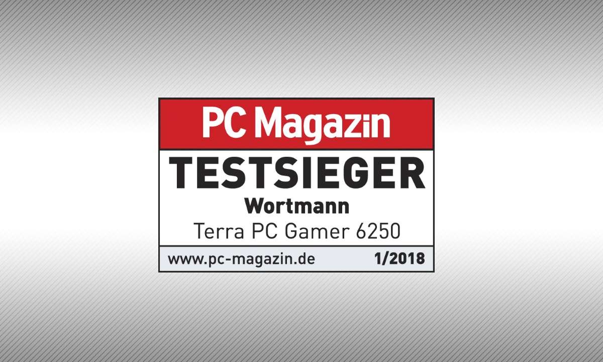 Wortmann Terra PC Gamer 6250 Gaming PC Testsiegel