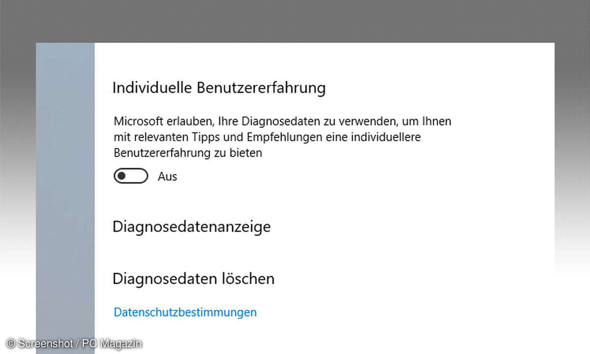 Windows 10 Telemetriedaten