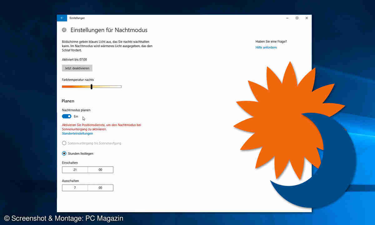 Vor- und Nachteile des Nachtmodus in Windows 10