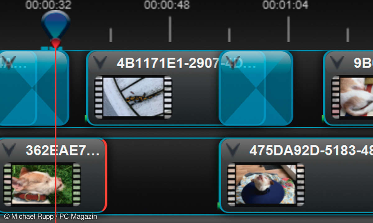 openshot video editor Übergang