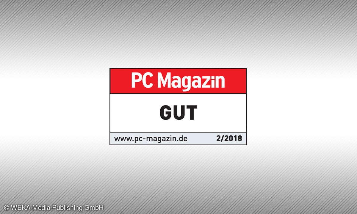 Testsiegel PC Magazin 2/2018 Gut AVM FRITZ!Powerline 1260E