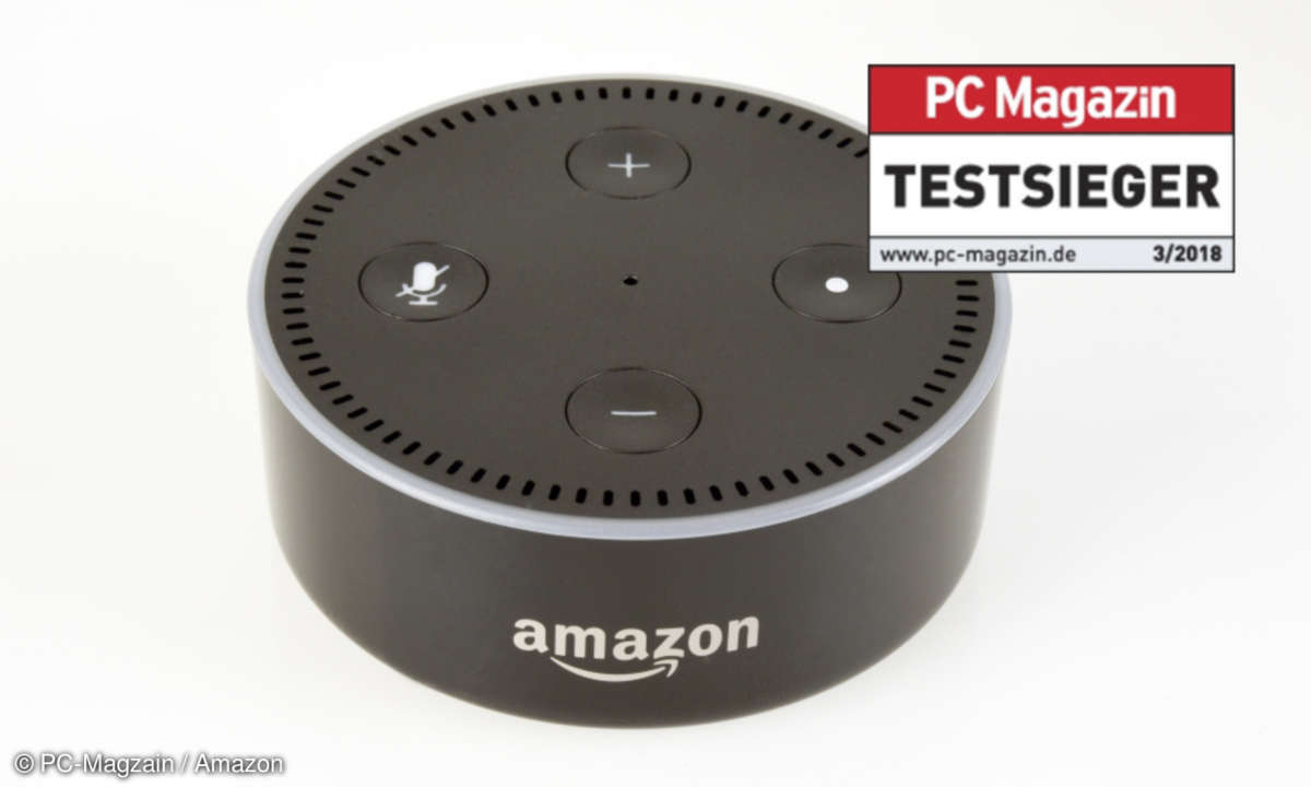 Amazon Echo Dot Testsiegel Testsieger