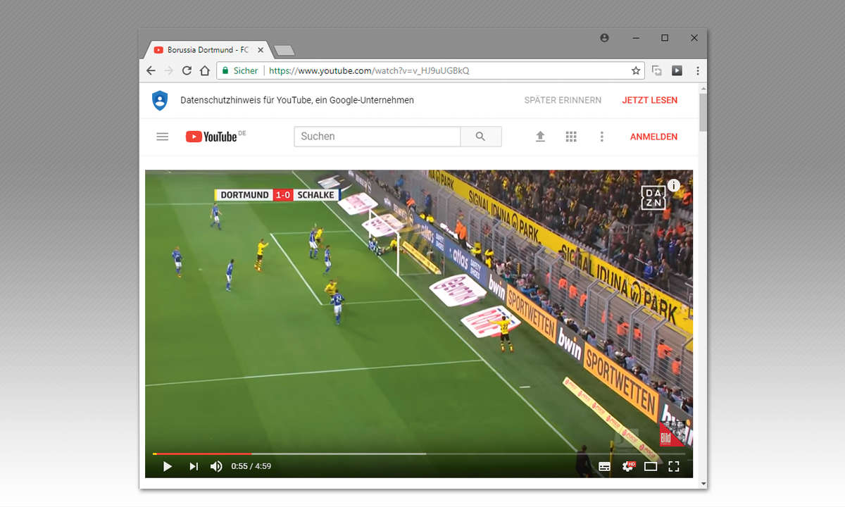 Internet beschleuningen: Trubo for YouTube
