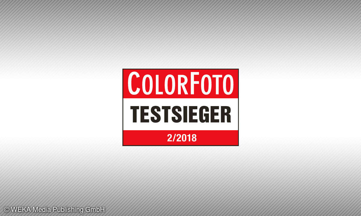 Testsiegel ColorFoto Whitewall Testsieger 2/2018