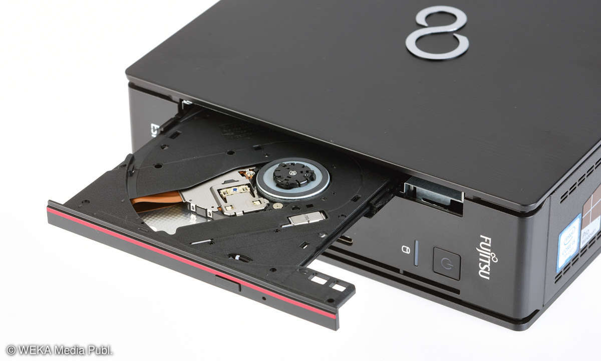 Fujitsu Esprimo Q957 Detail DVD-Laufwerk
