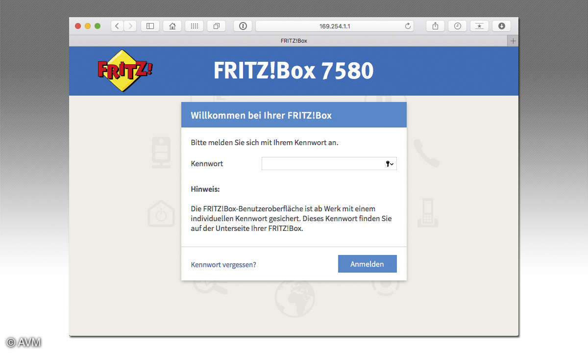 Notzugang zur Fritzbox