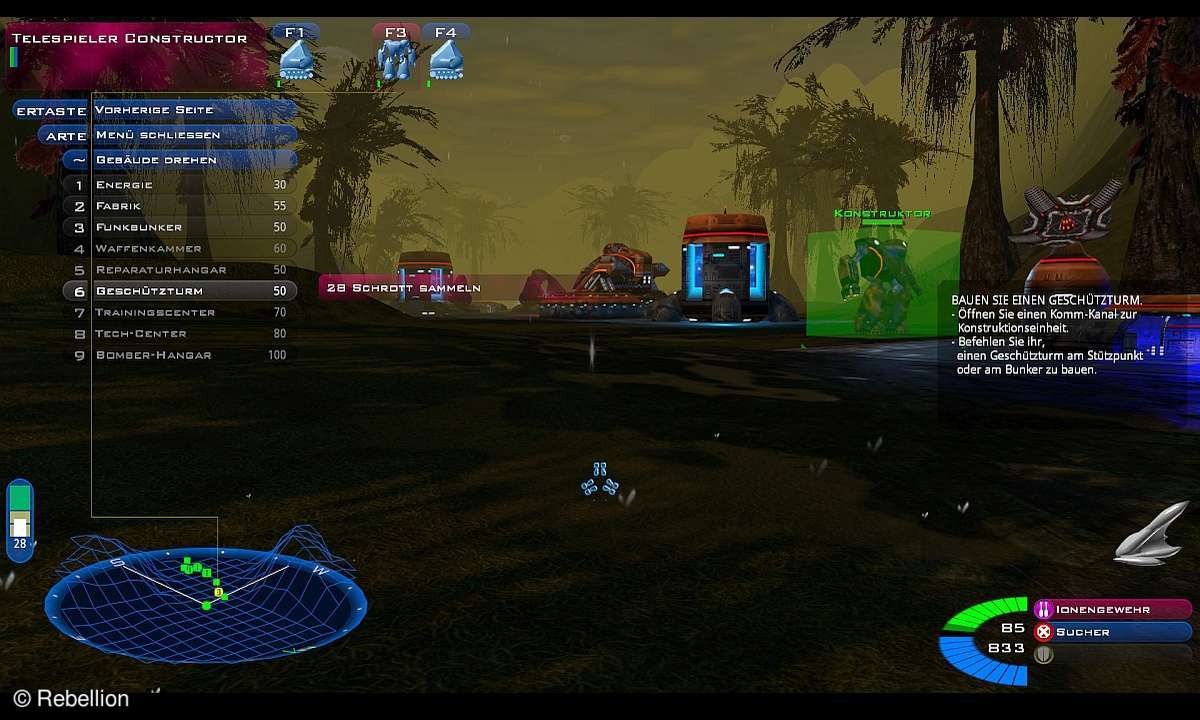 Battlezone Combat Commander Steuerung