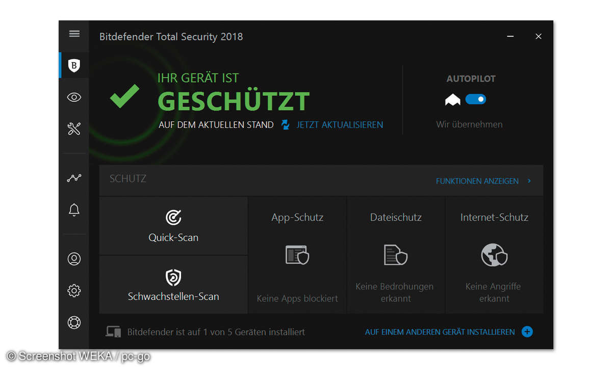 Dateien & Ordner verstecken: Bitdefender