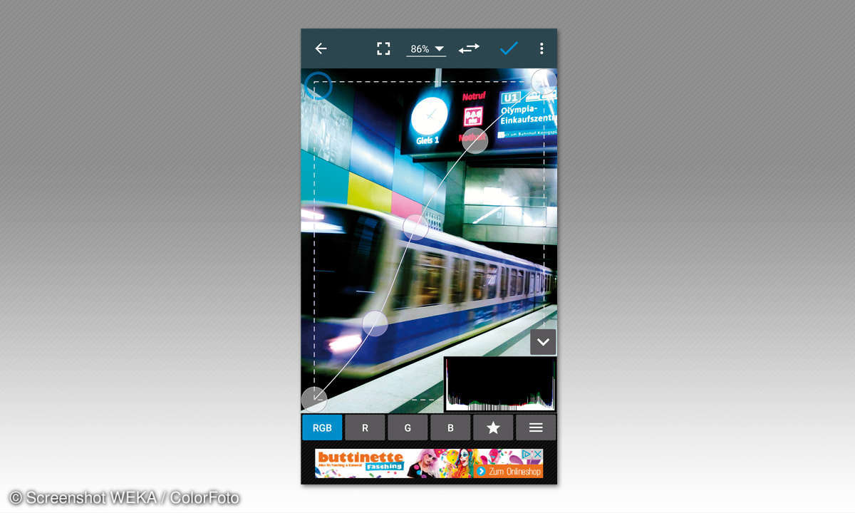 Bildbearbeitung mobil: Photo Editor