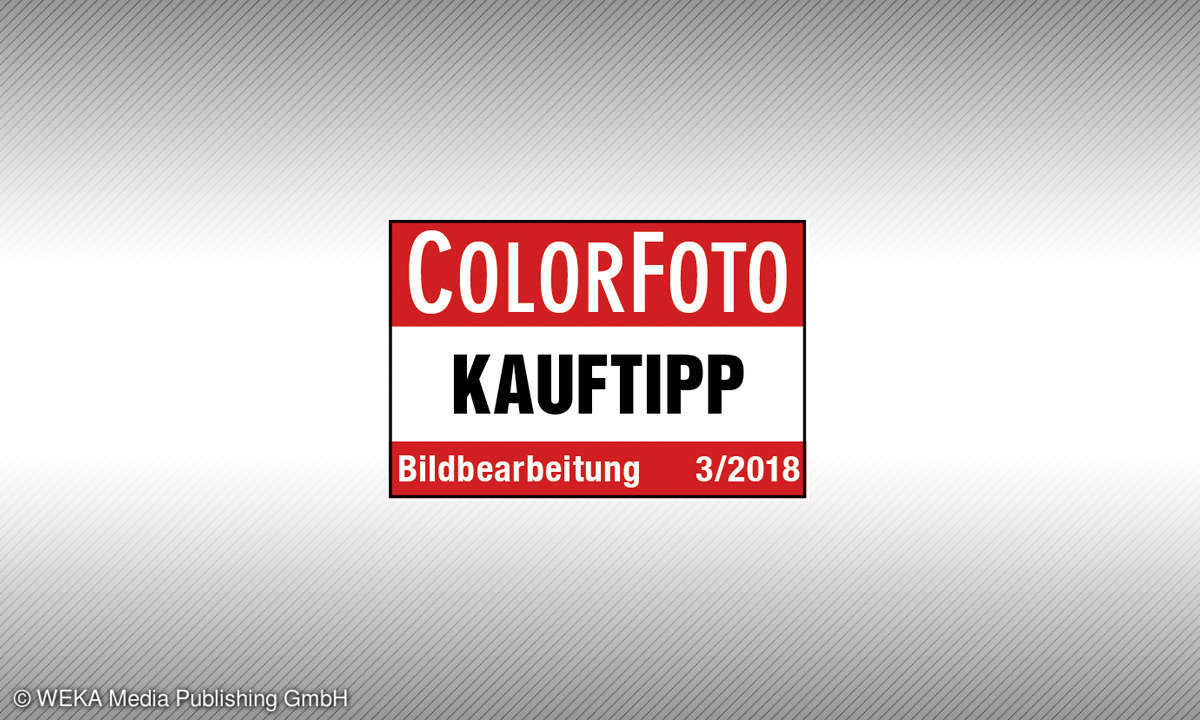 Testsiegel ColorFoto Affinity Bildbearbeitung 3/2018