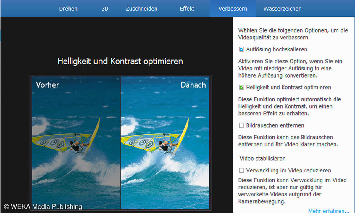 Tipard Toatal Media Converter - Qualitätsverbesserungsoptionen