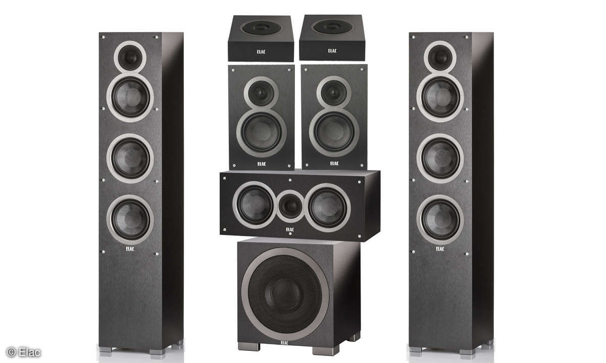 Elac Debut 5.1.4 Lautsprecher