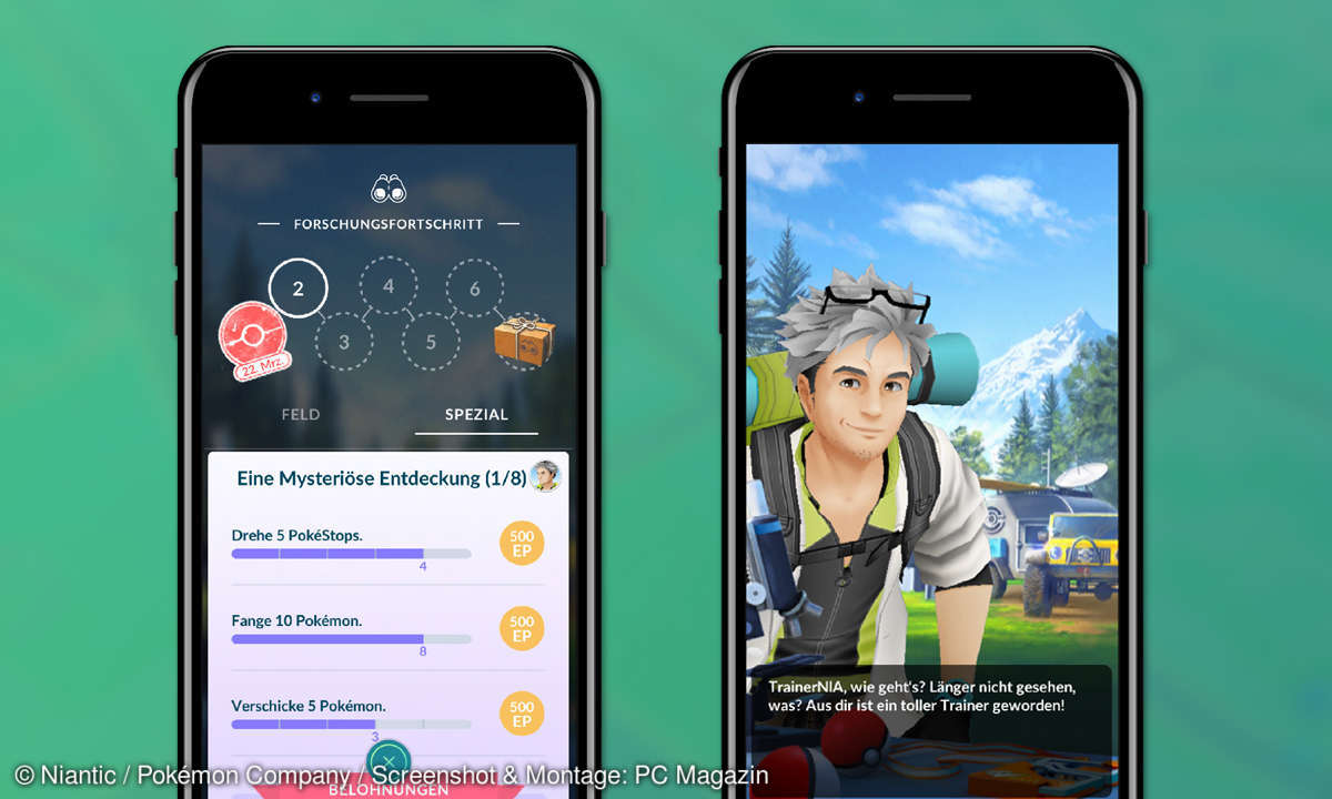 Pokémon GO Quest Update Mysteriöse Pokémon