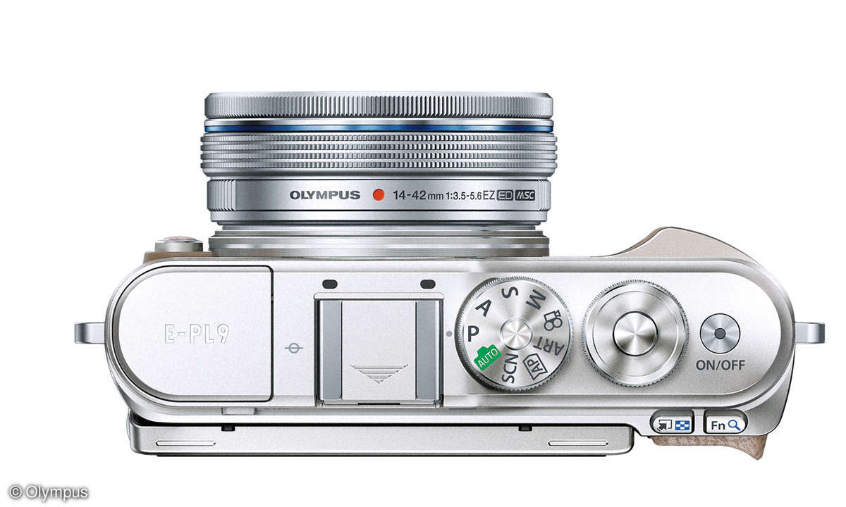 Olympus Pen E-PL9 - von oben