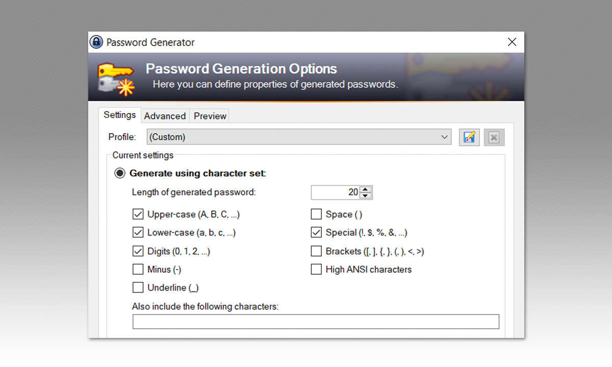 Sichere Passwörter: Keypass