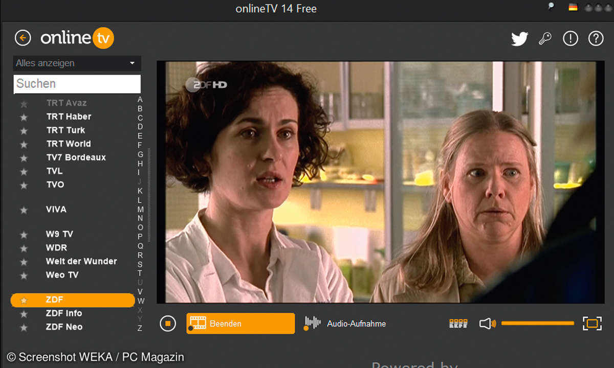 Online-Videorekorder: Online-TV