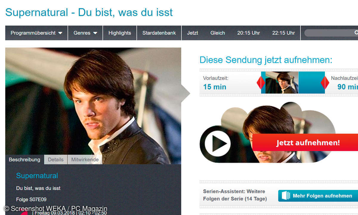 Online-Videorecorder: Save.TV