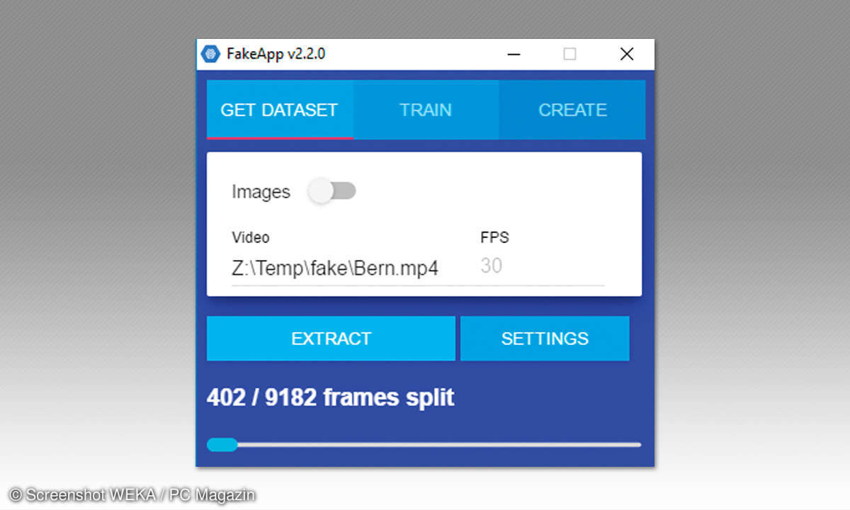 DeepFake: FakeApp für Windows