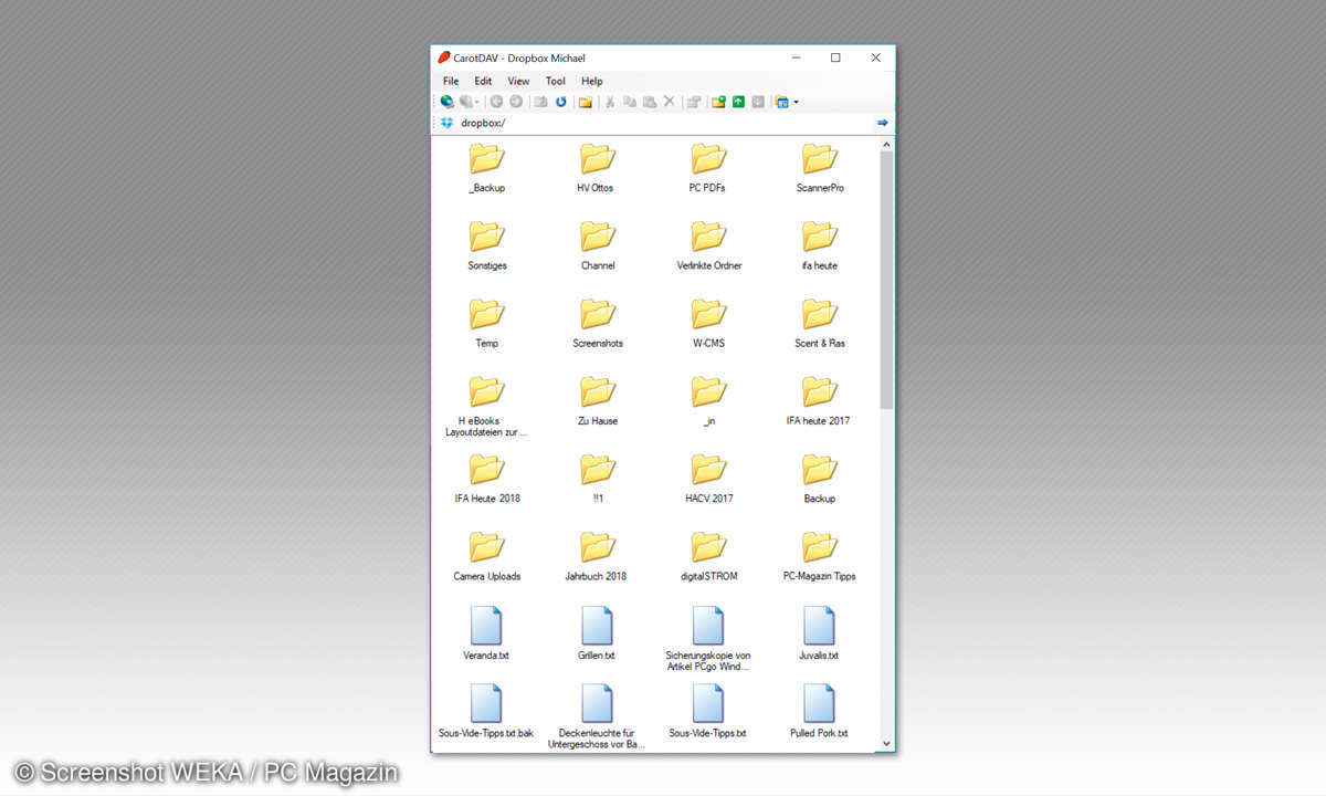 Portable Apps in der Cloud synchronieren: CarotDAV