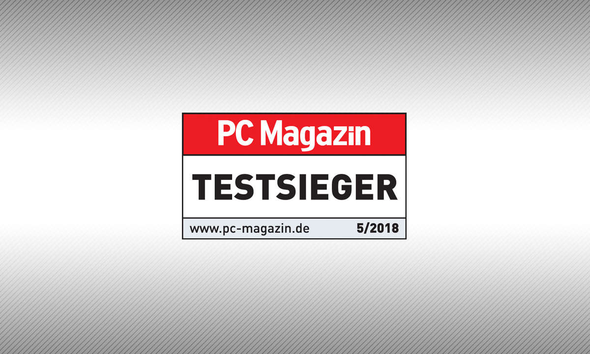 Testsiegel PC-Magazin Testsieger Antivirus Bitdefender 5/18