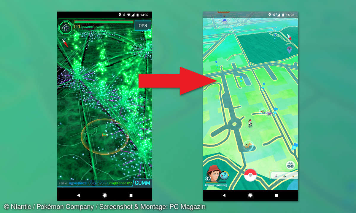 Pokemon GO Neue Pokestops Arenen Ingress Fix