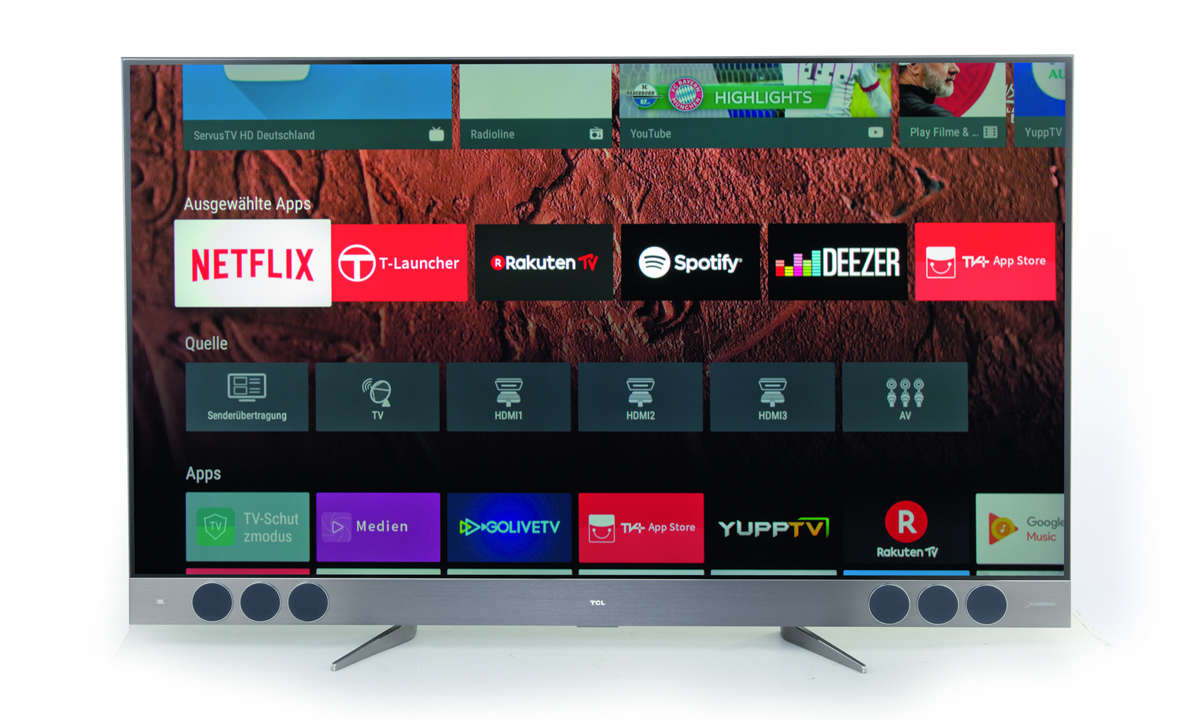 TCL U55X9006 Fernseher Aufmacher
