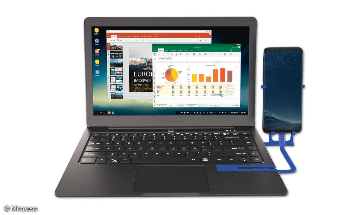 Smartphone als PC - Mirabook