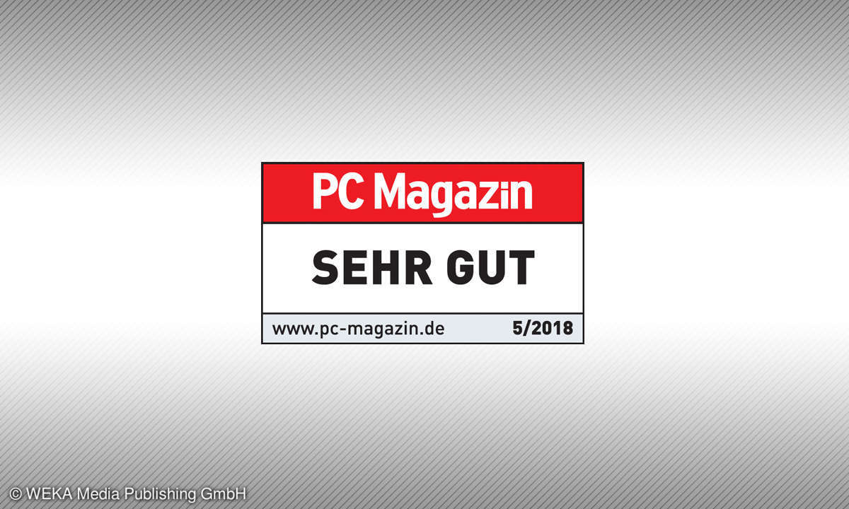 Testsiegel PC-Magazin - sehr gut