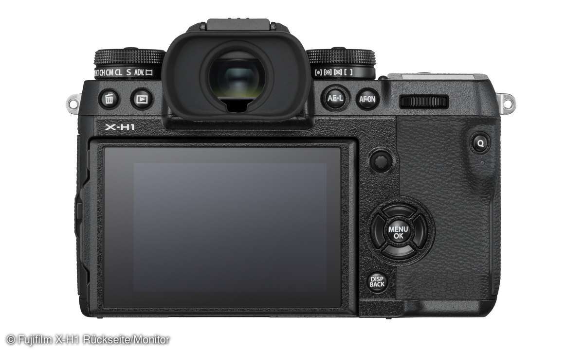 Fujifilm X-H1 Rückseite/Monitor