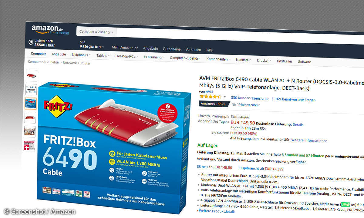 Fritzbox 6490 Cable