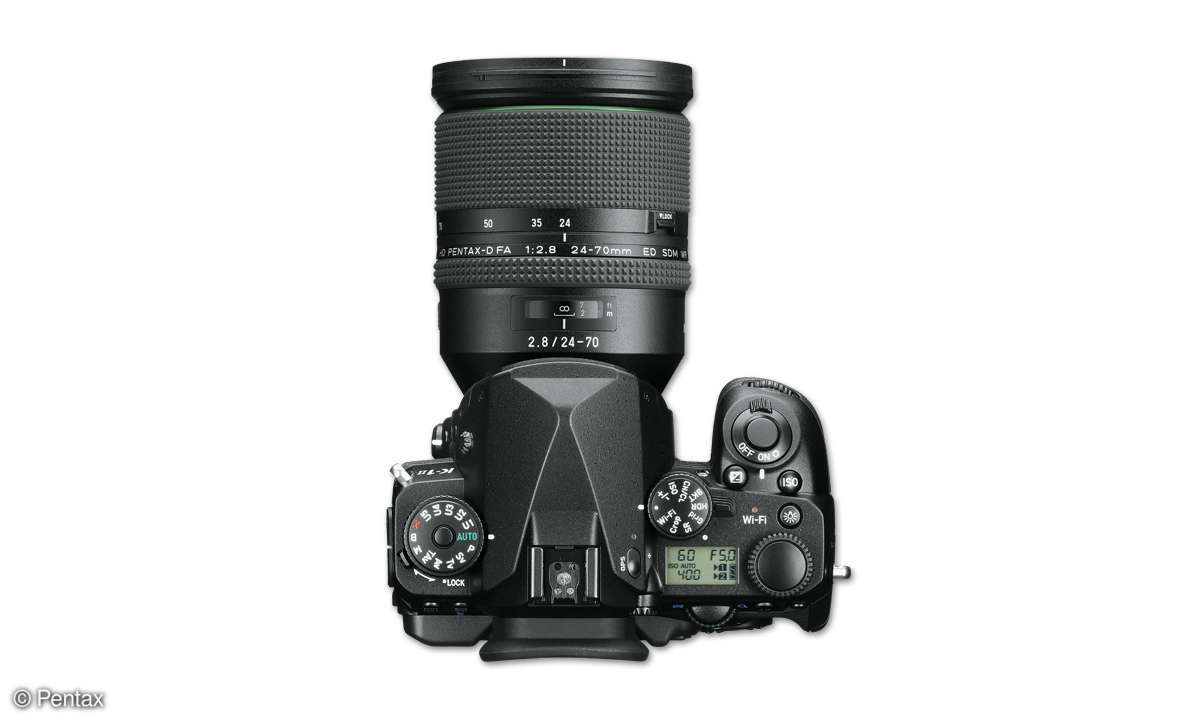 Pentax K-1 Mark II - oben