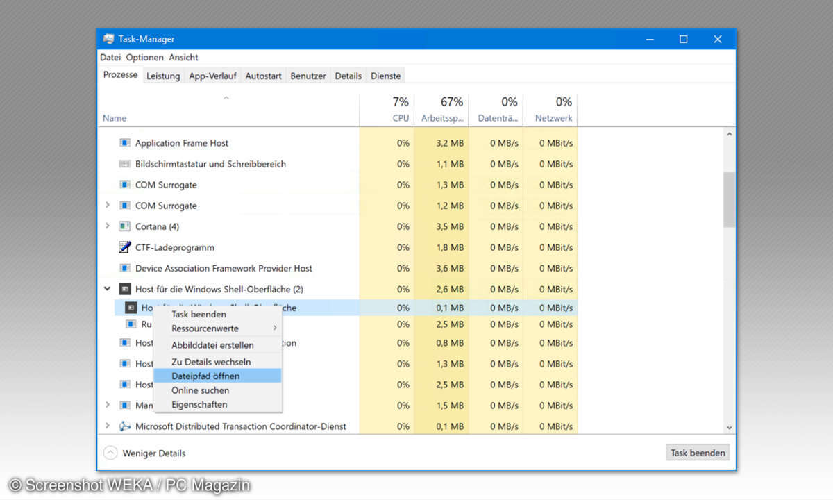 Windows-10-Prozesse erklärt: conhost.exe