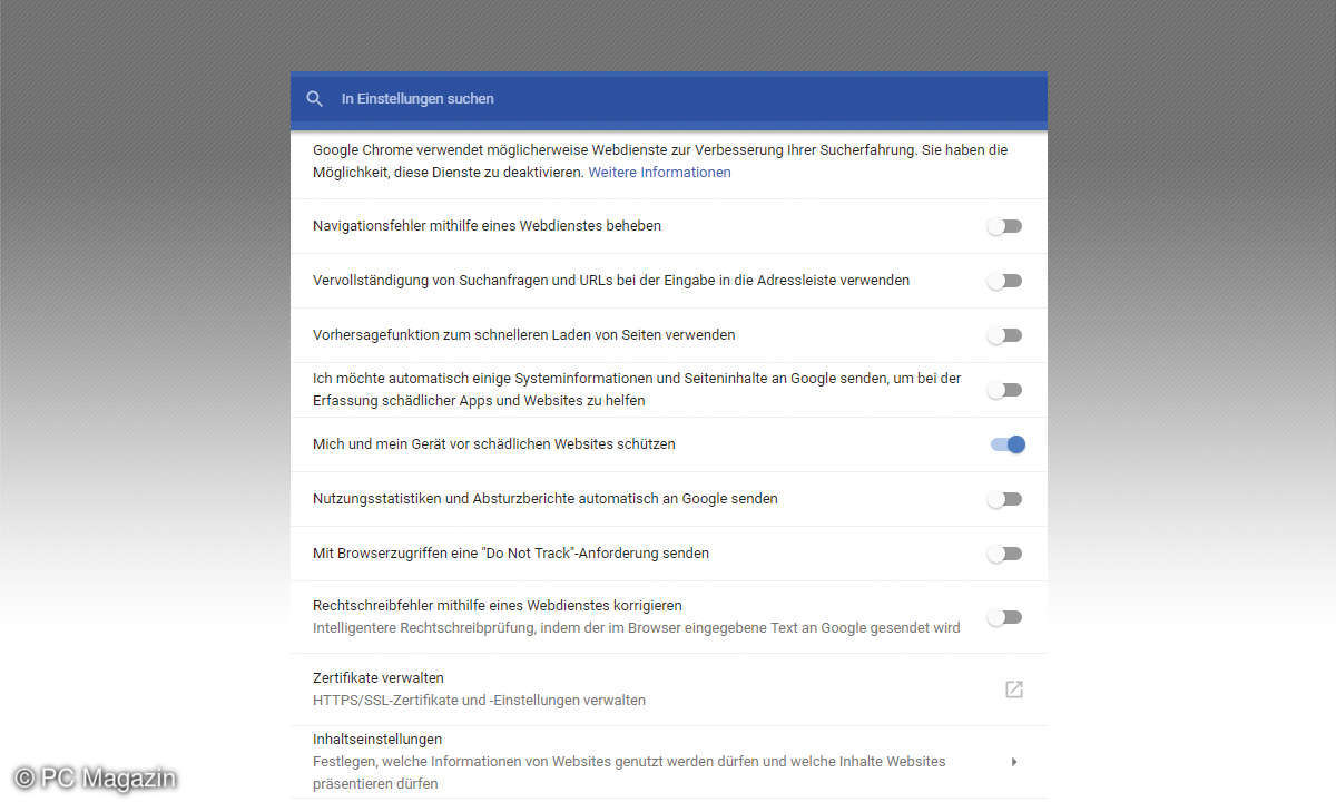 Chrome: Anonym surfen