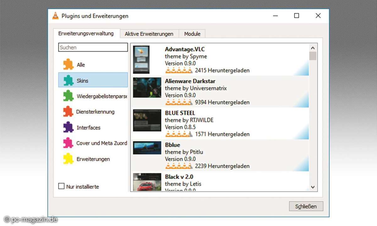 VLC Mediaplayer Skins