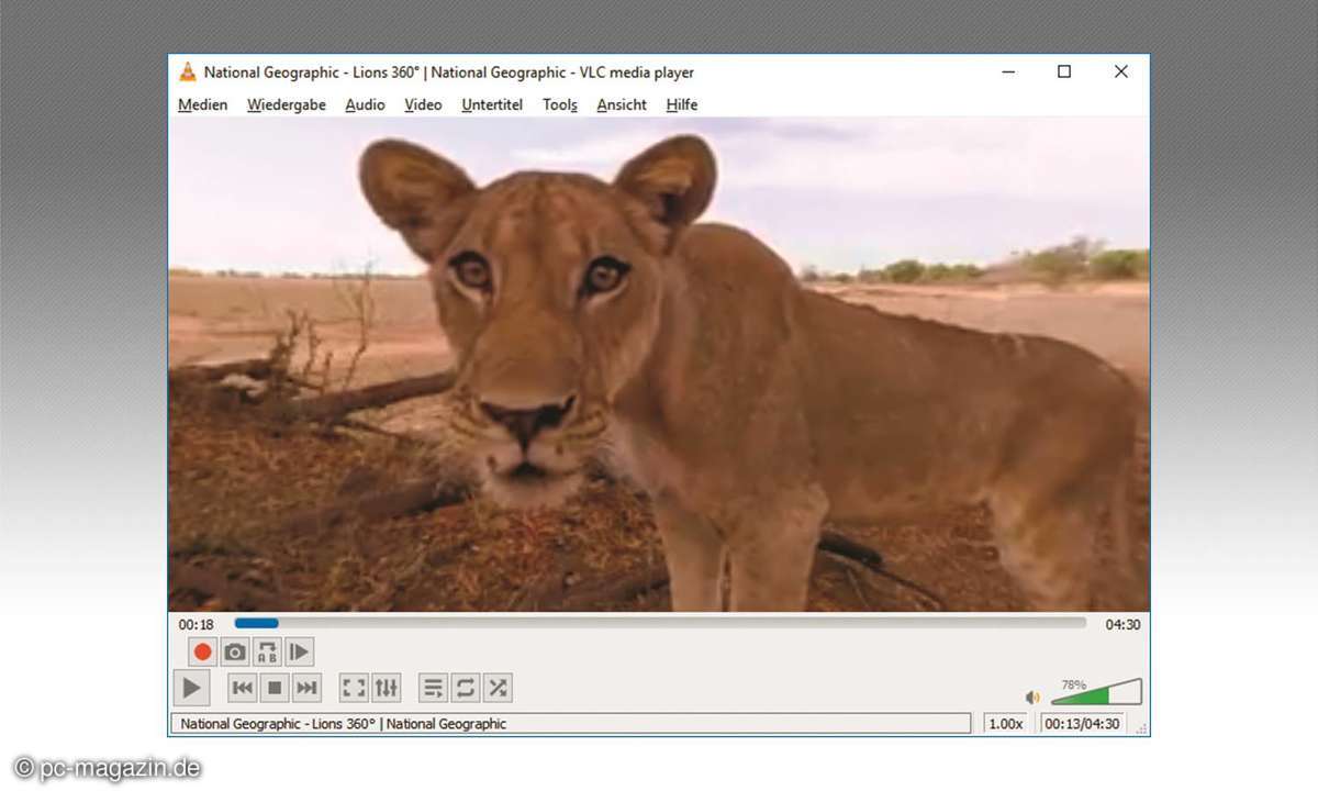 VLC Videos 360 Grad