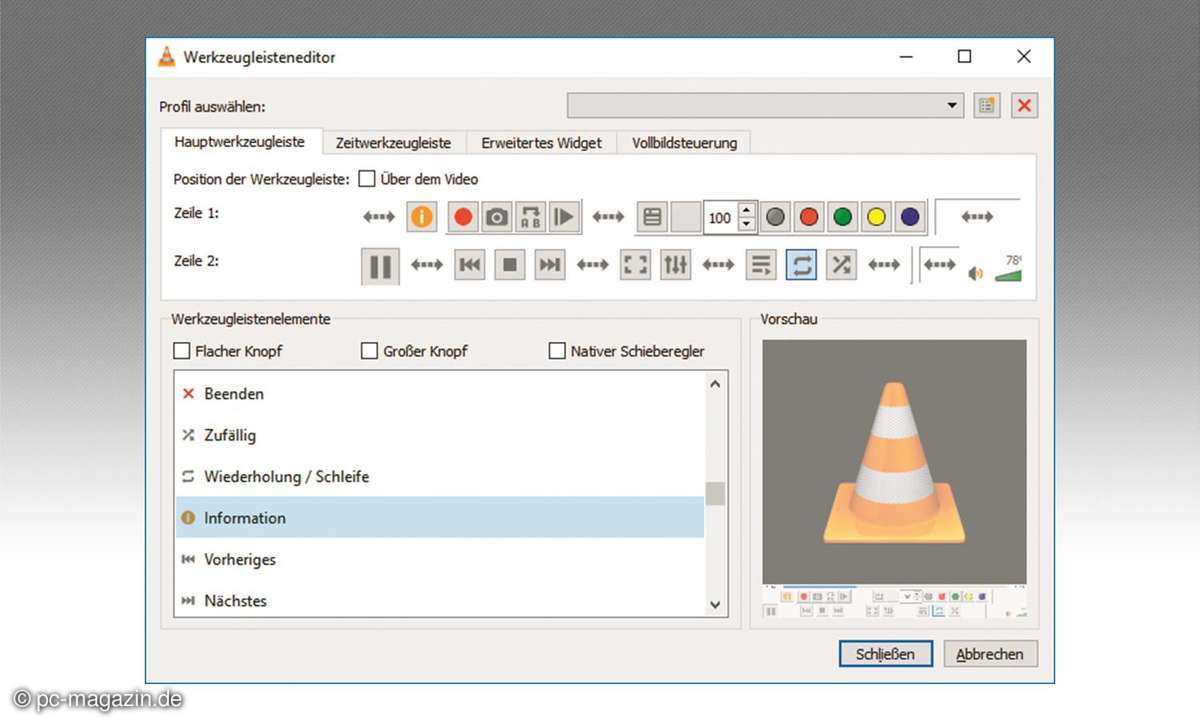 VLC Einstellungen