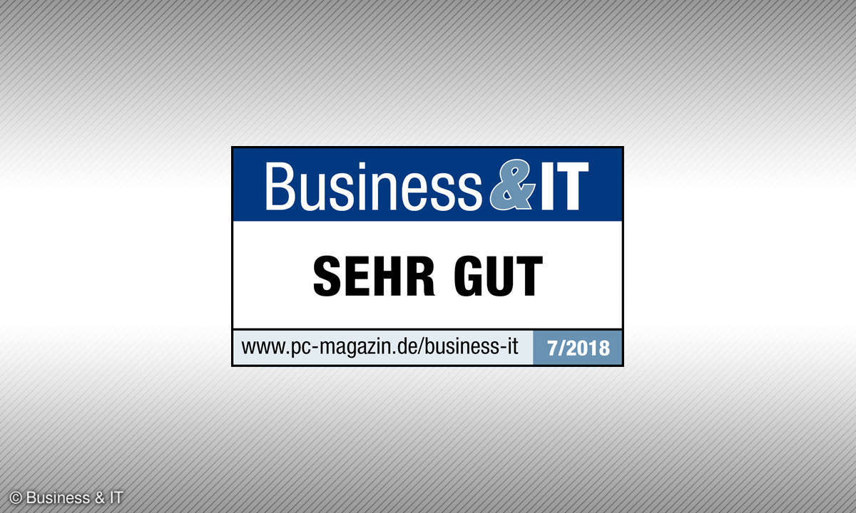 Siegel: Business & IT 7/18 sehr gut