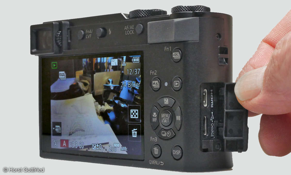  Panasonic Lumix TZ 202 Systemkamera Anschluesse