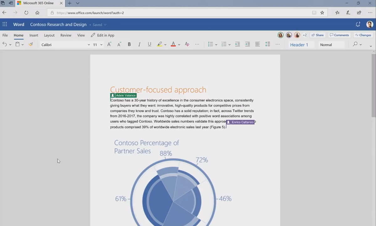 Fluent Design Office Web Microsoft