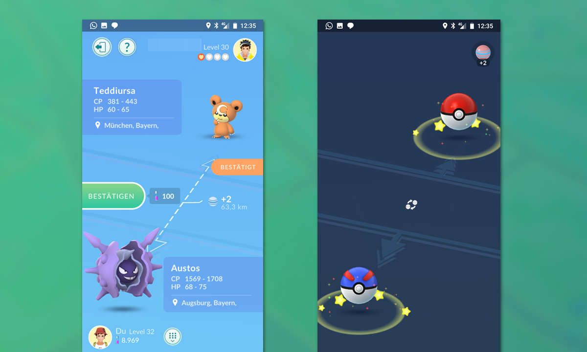 Pokemon GO Tauschen