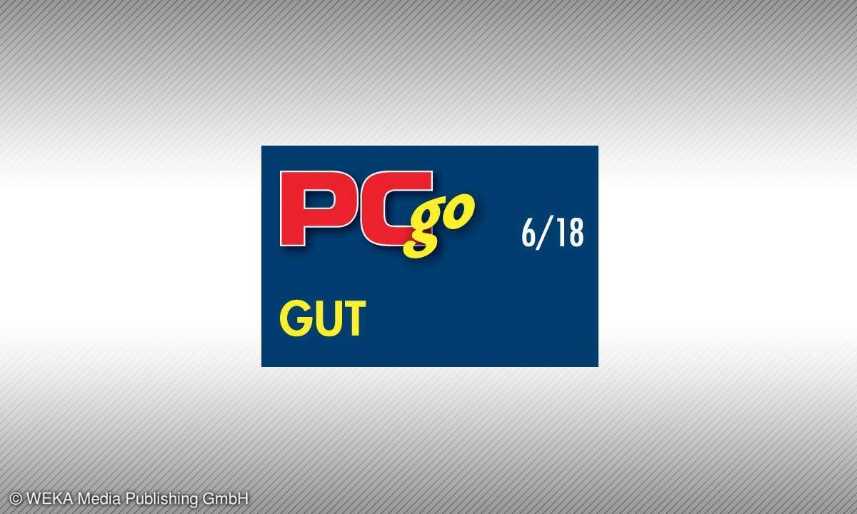 Testsiegel PCgo 6/18 gut