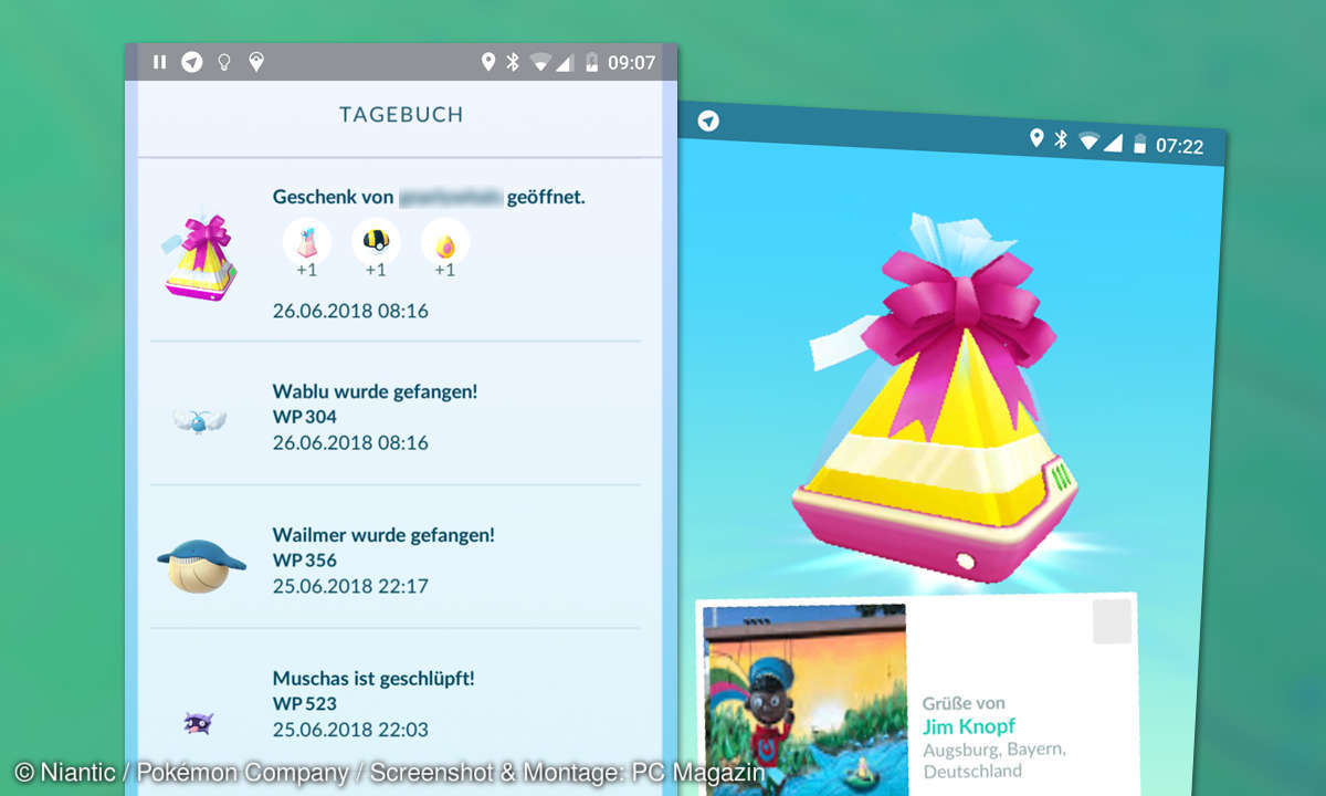 pokemon go geschenke nerf
