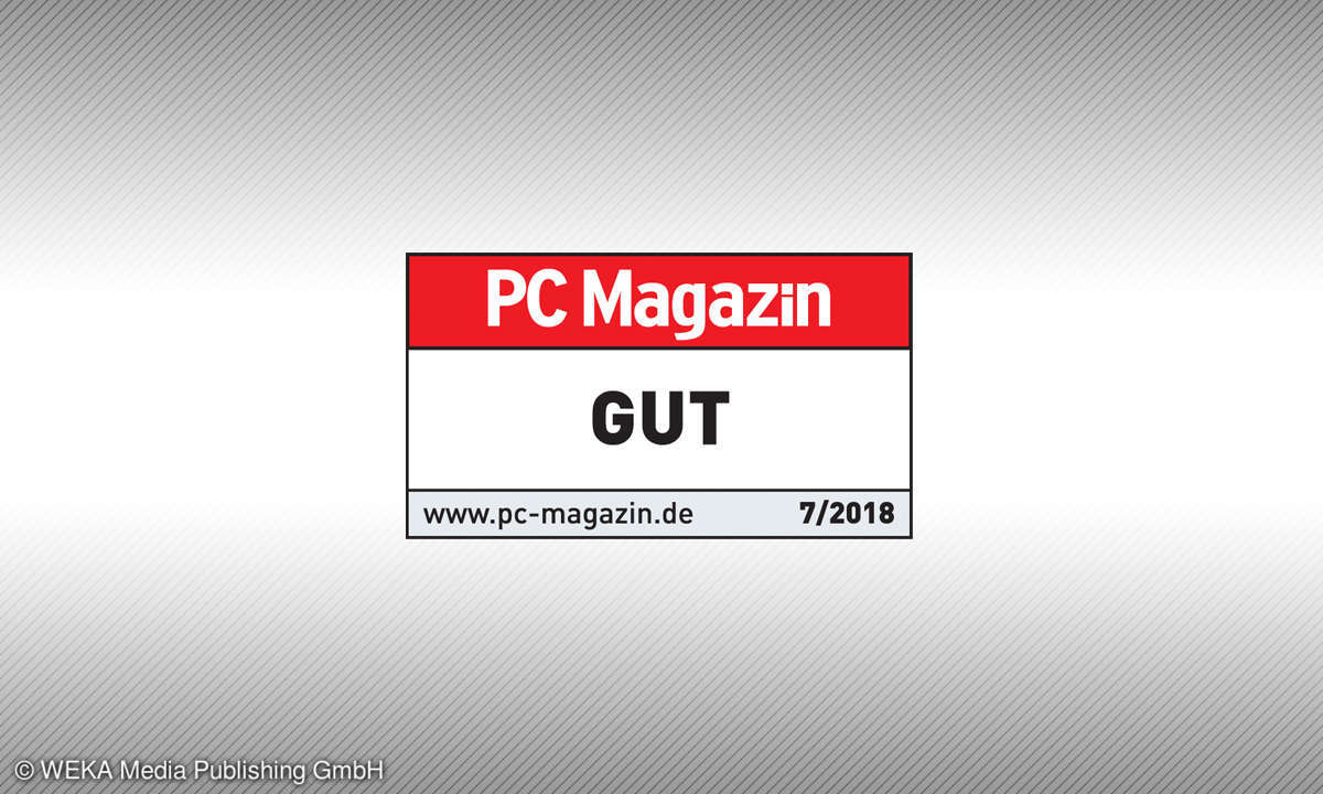 Testsiegel PC Magazin 7-18 gut