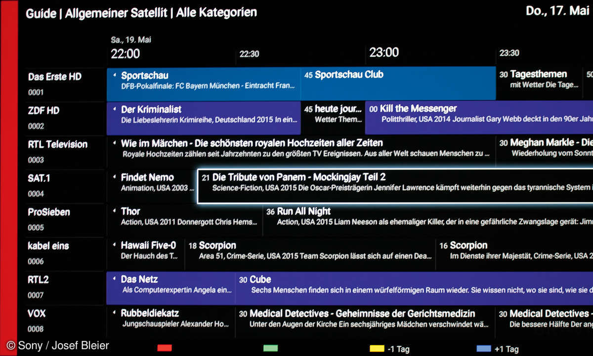 SONY KD-55AF8 - Programmführer