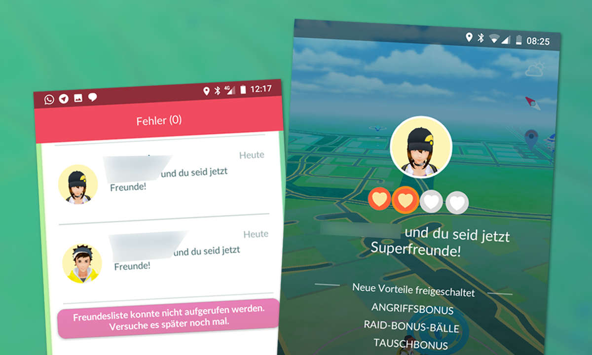 pokemon go freunde bug